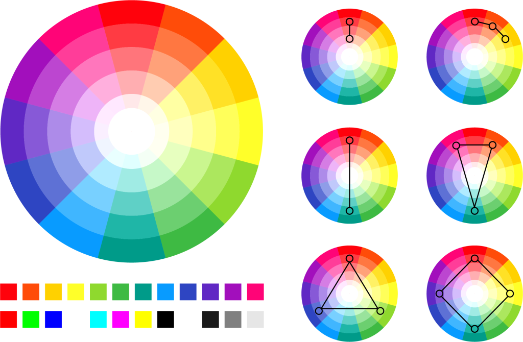 Como combinar cores