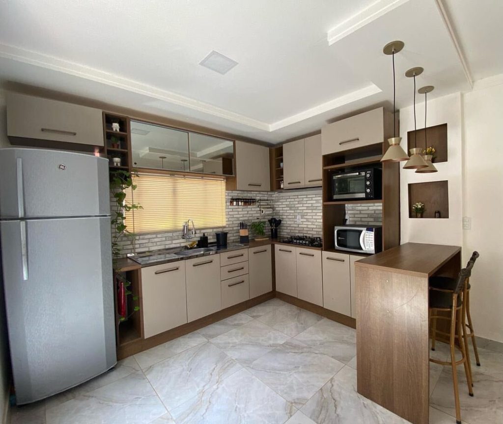 Móveis de cozinha da linha Agata da Madesa