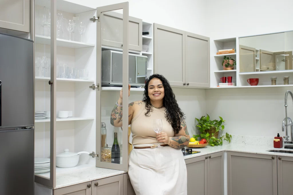 O ambiente com a crema fica mais aconchegante