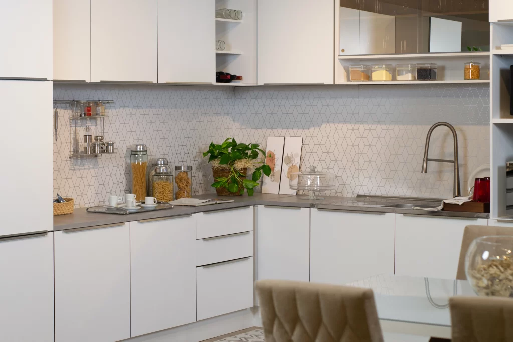 Cozinha Linha Vik na cor branca da Madesa