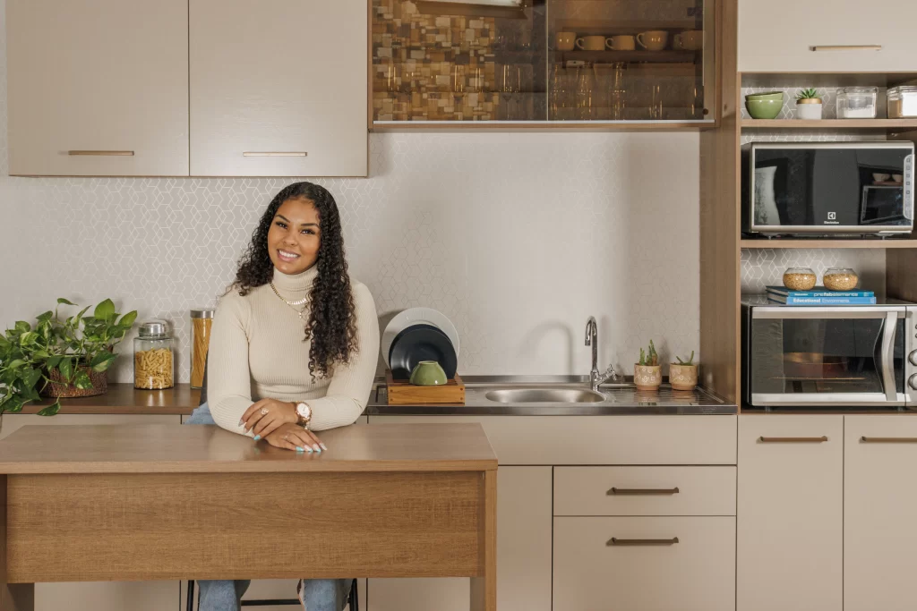 Linha Agata traz frescor para a cozinha planejada