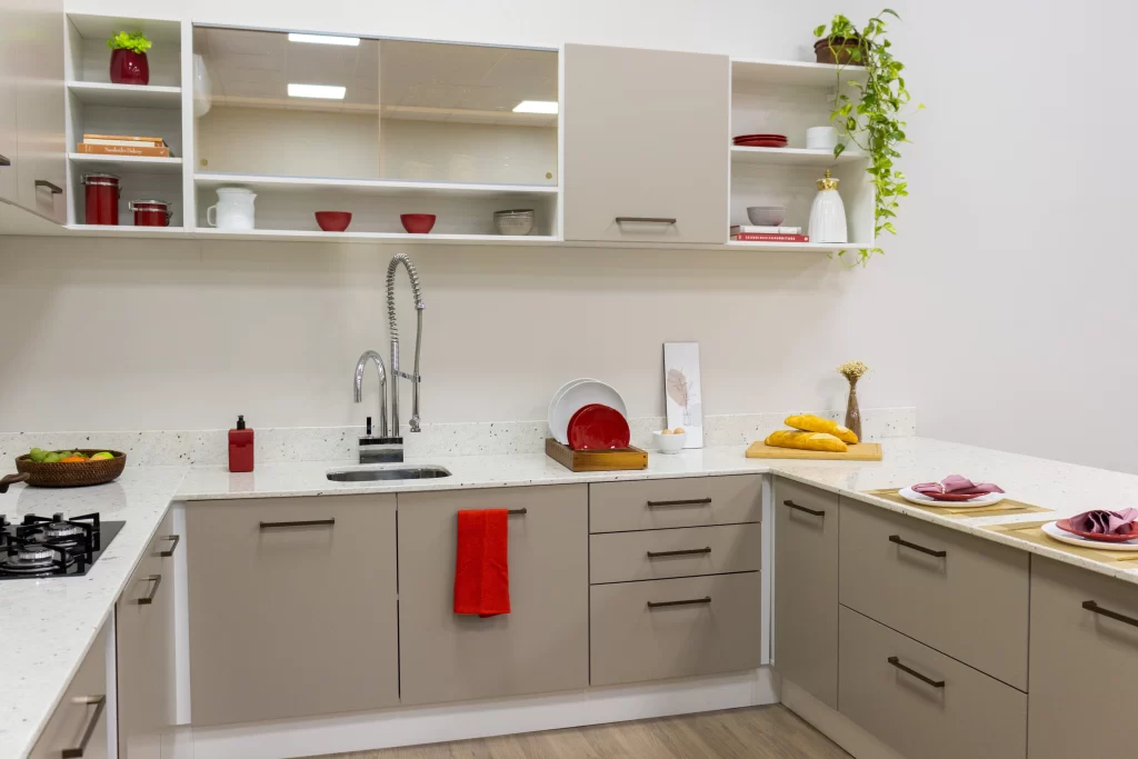 Cozinha Agata em crema é a evolução do custo-benefício