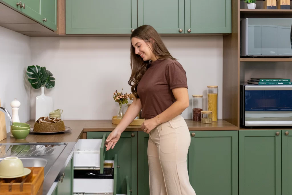 A cozinha finalizada deixa o ambiente melhor