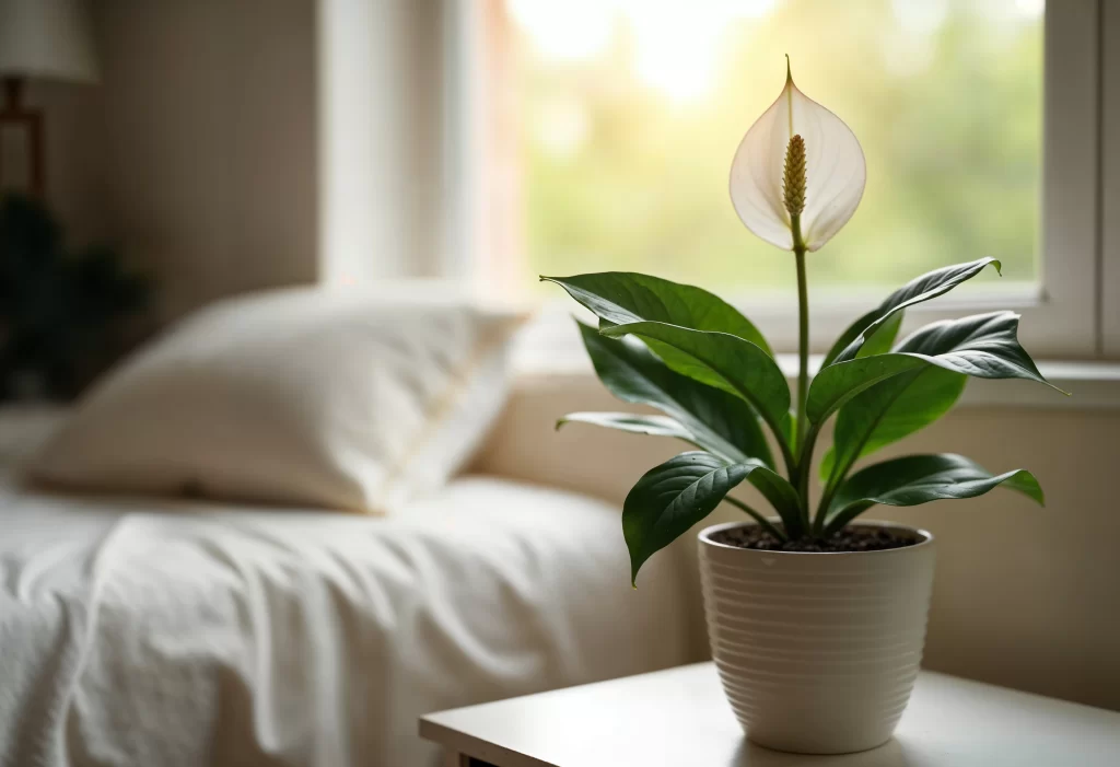 Lírio da Paz é uma das melhores plantas para o quarto feng shui
