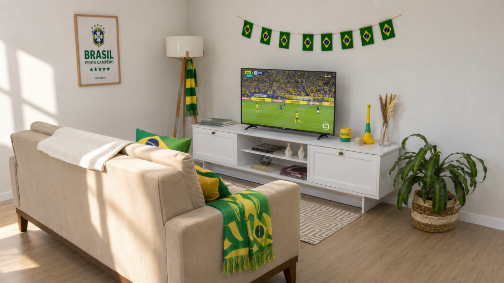 Ideias para receber os amigos e ver os jogos da copa