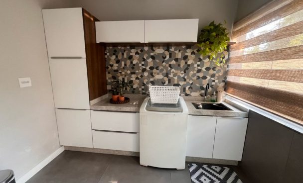 Linha Lux para lavanderia pequena