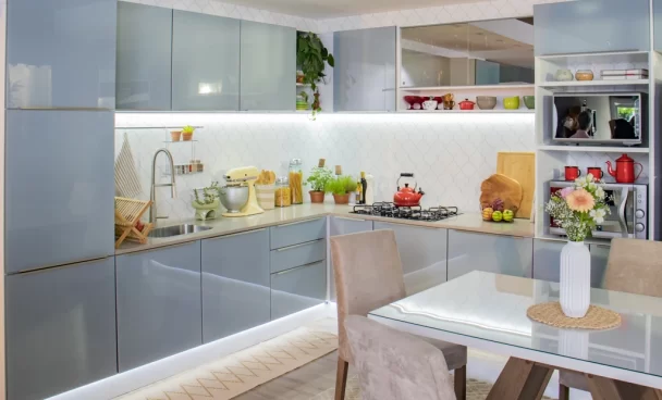 Cozinha Lux Cinza Madesa