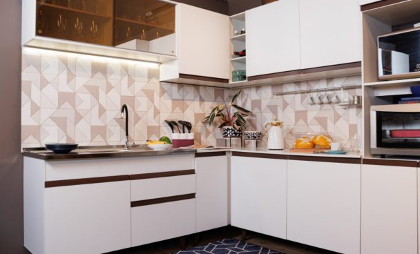 Cozinha Modulada de Canto