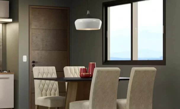 mesa para sala de jantar pequena