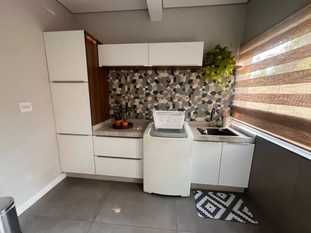 Linha Lux para lavanderia pequena