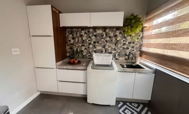 Linha Lux para lavanderia pequena