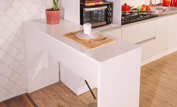 Bancada é uma das opções de móveis de madeira mais funcionais